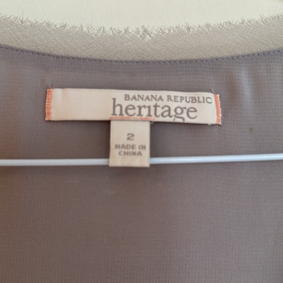 Banana Republic Heritage Grey sleeveless dress with embellishments - Picture 2 of 6